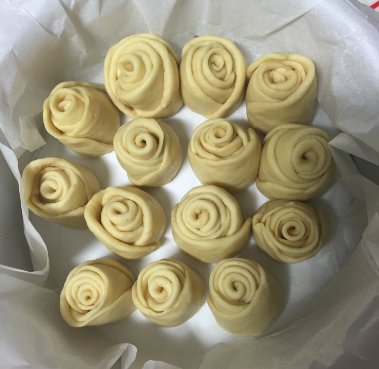 玫瑰花面包