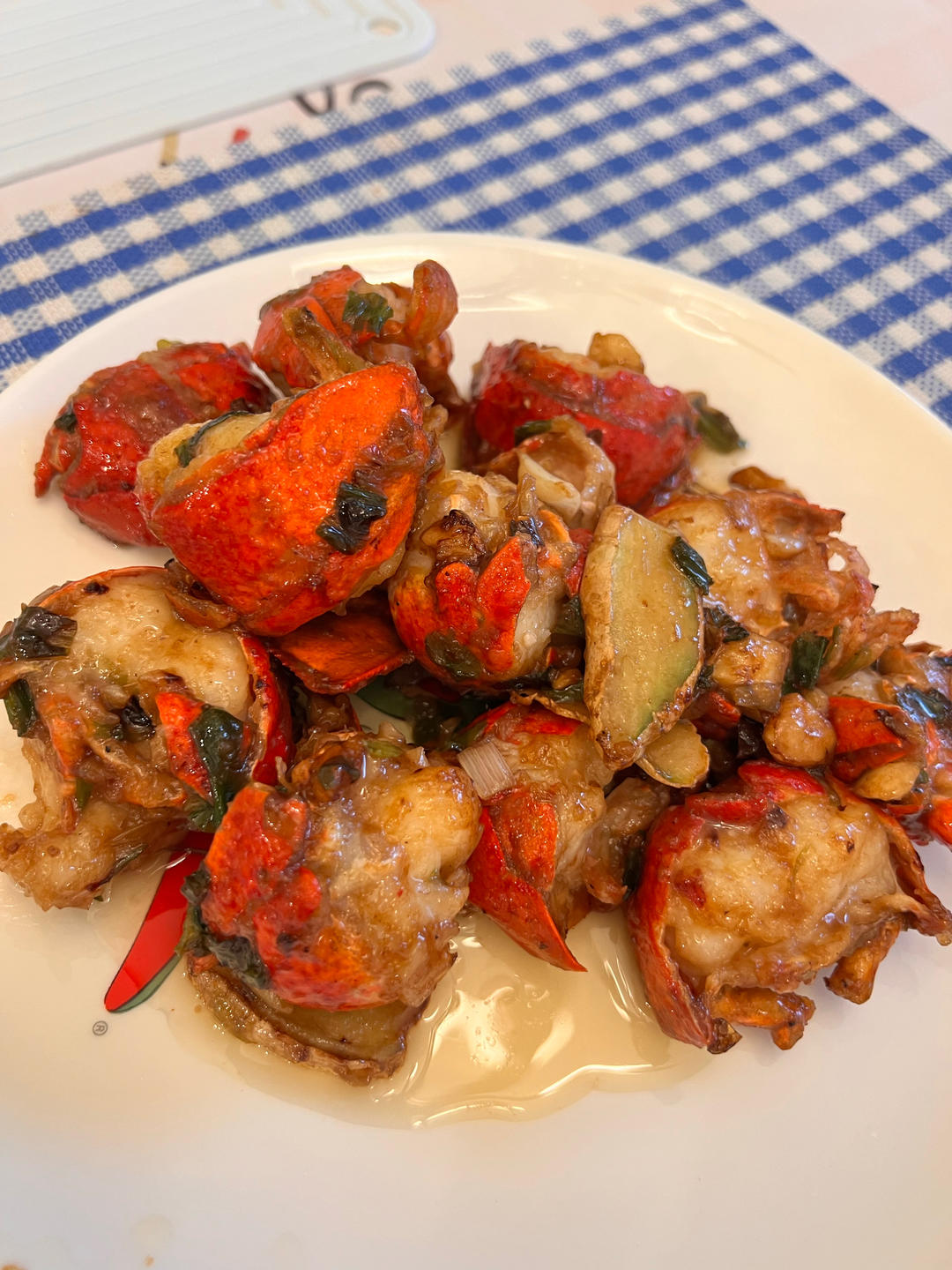 被广东人说好吃的葱姜龙虾