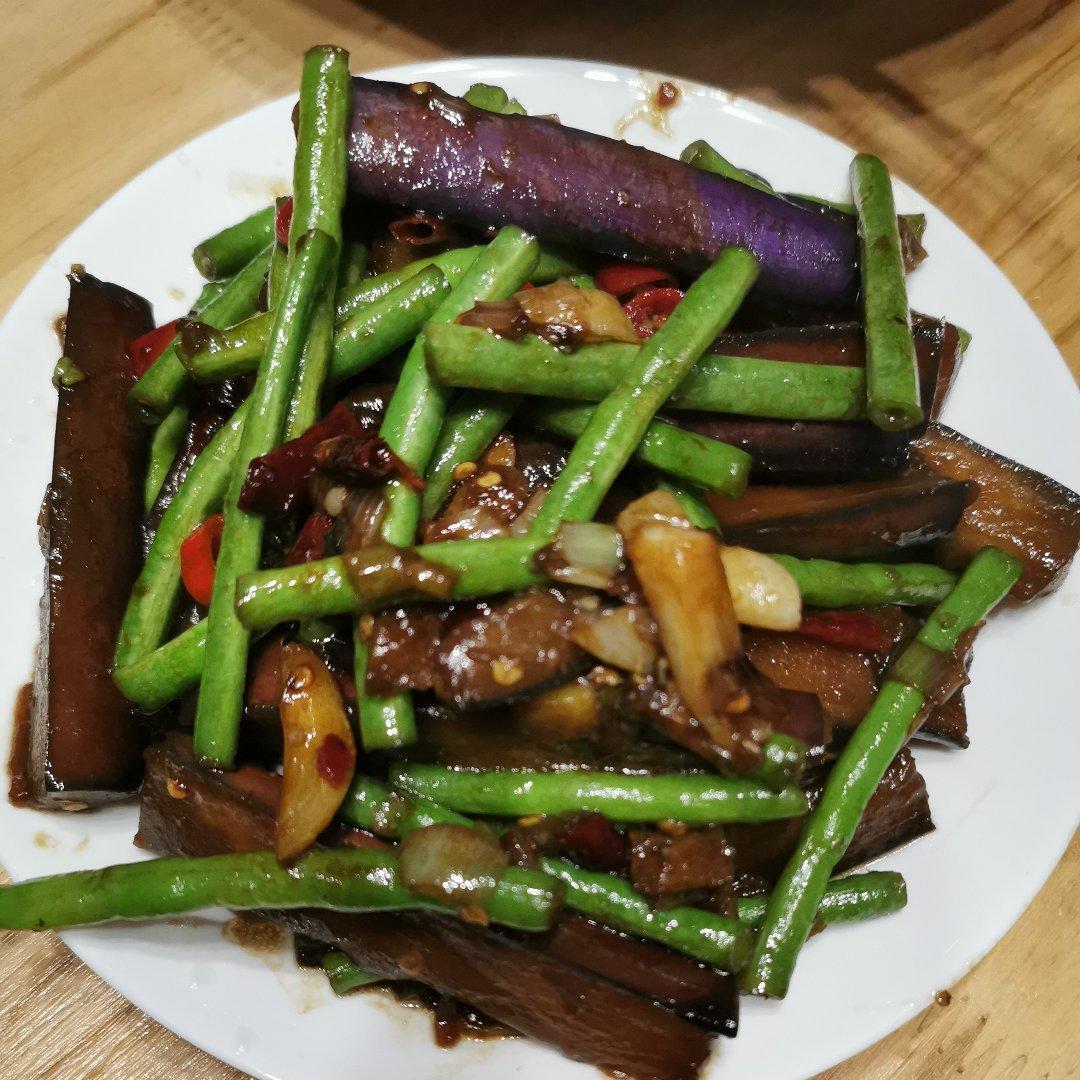 豆角烧茄子