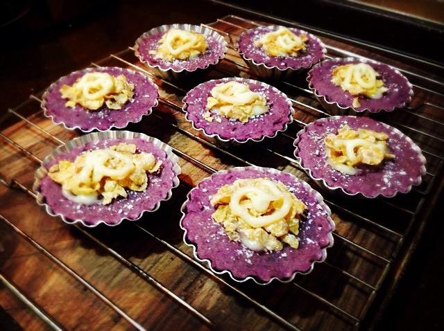 椰香紫薯的做法