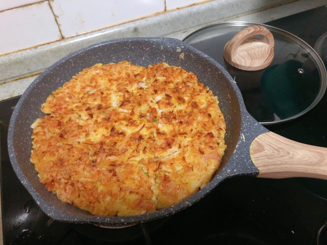 白菜鸡蛋早餐饼