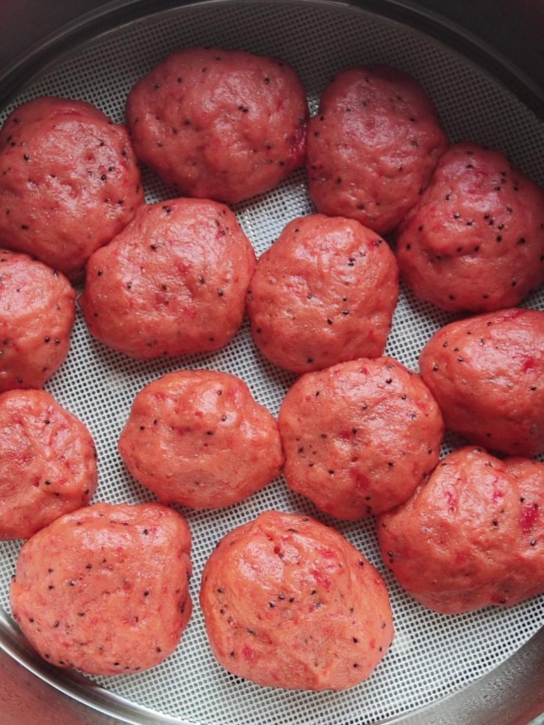 火龙果馒头如何不变色？