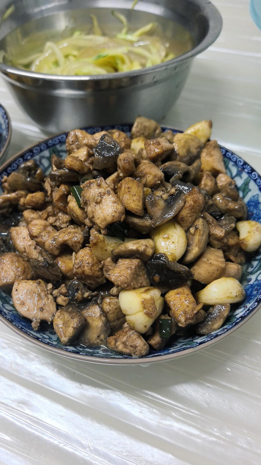 口蘑鸡胸肉