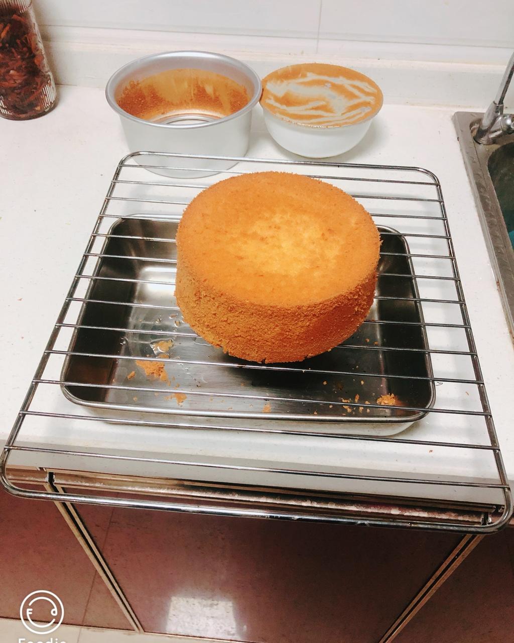 6寸原味戚风蛋糕