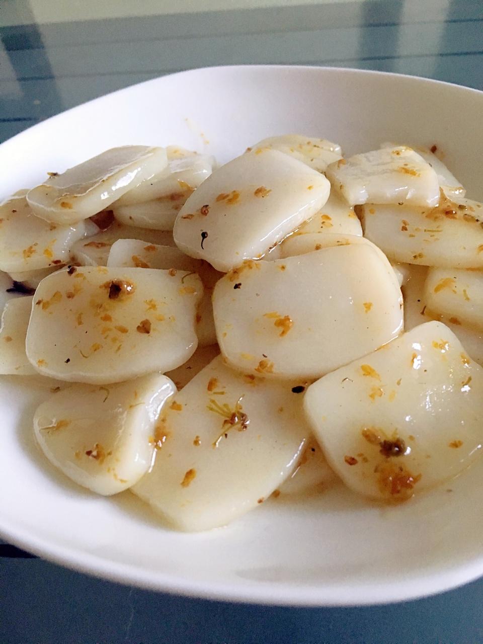 快乐宝贝-21做的桂花糖炒年糕