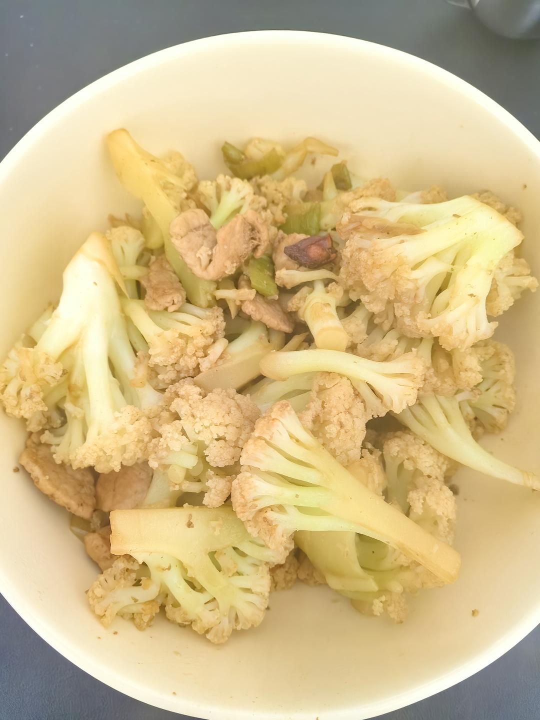 [新手绝不失败]菜花炒肉
