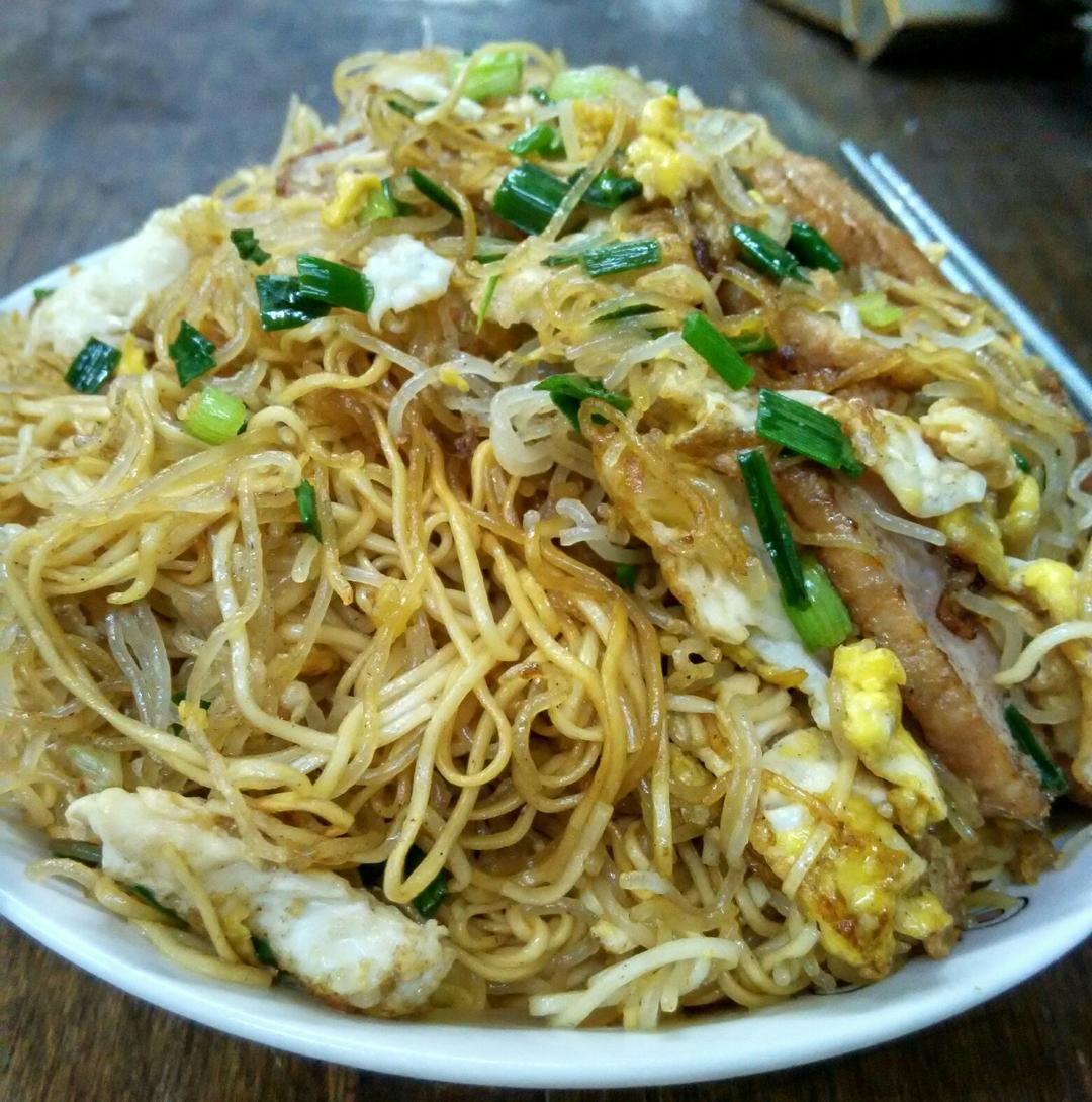 老太婆ltp做的广东排挡风味炒米粉