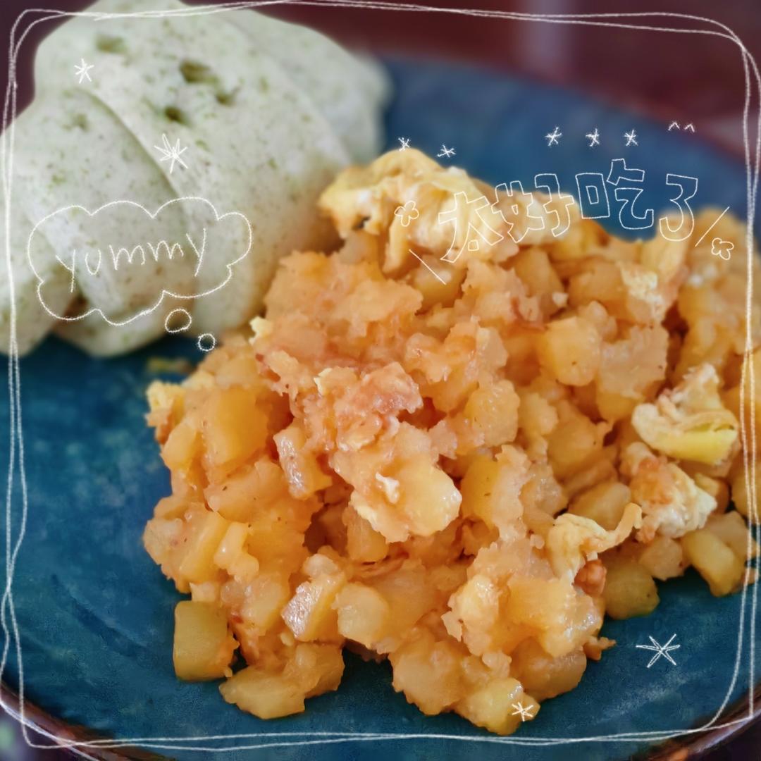 简单家常菜，土豆鸡蛋也可搭