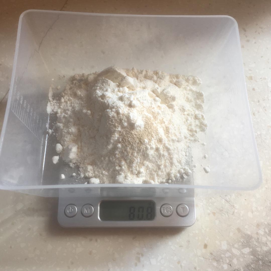 纯奶手撕吐司的做法 步骤1