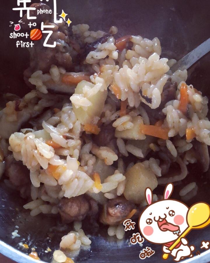 杂蔬鸡腿饭-大松IH电饭煲