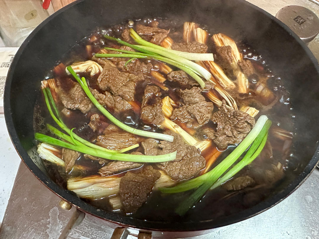 强强联手的腐竹焖牛肉