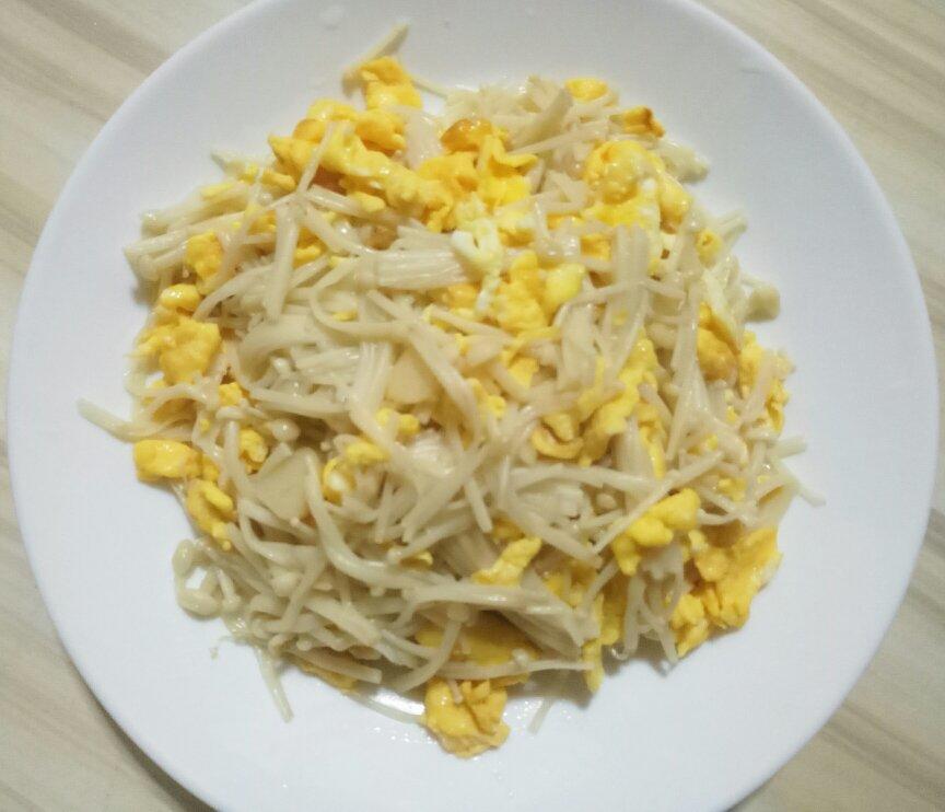 金针菇炒蛋