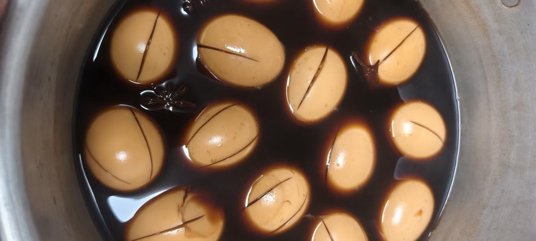 不用茶叶的茶叶蛋（五香蛋）