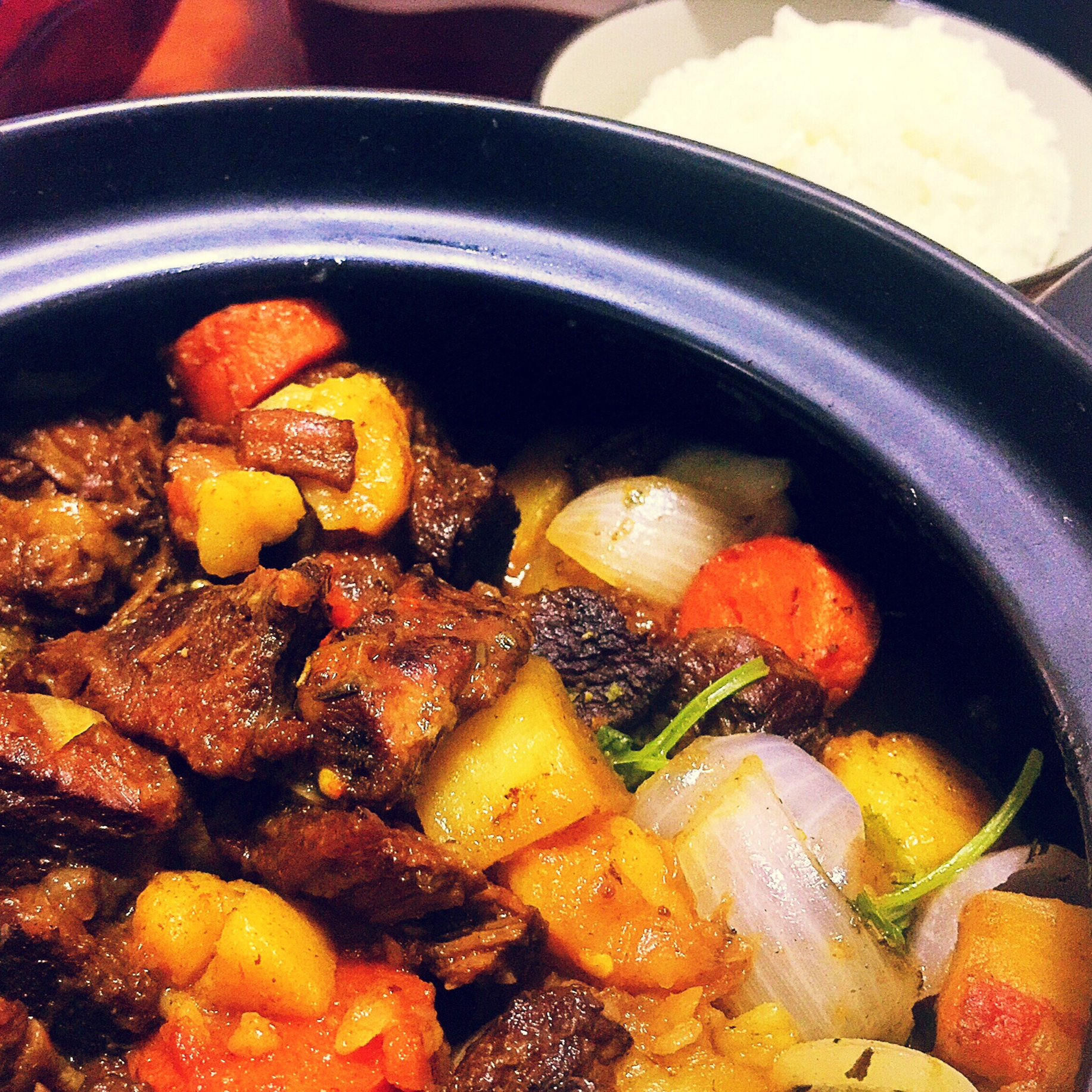 胡萝卜土豆烧牛腩