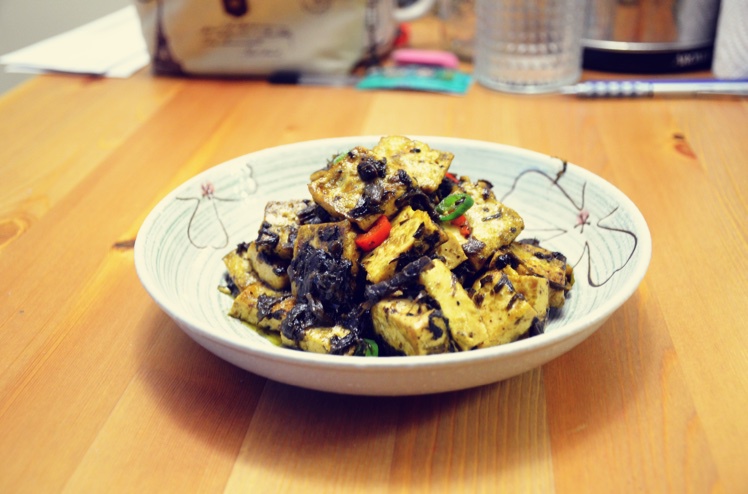 橄榄菜烧豆腐