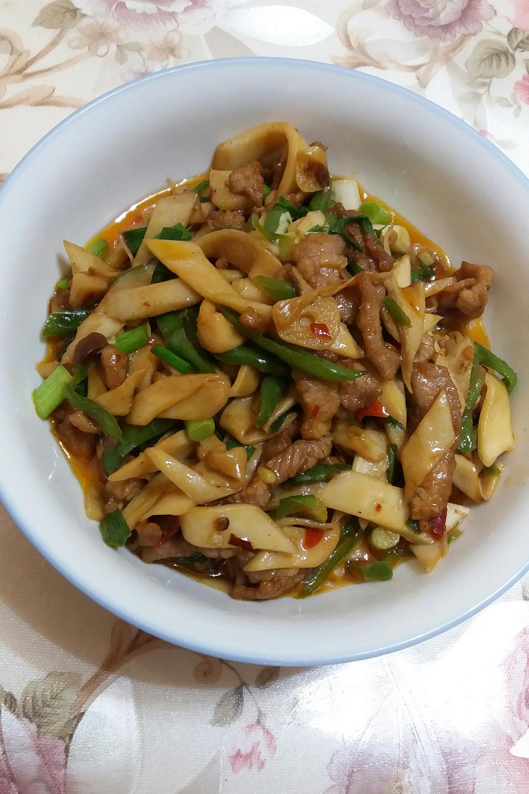 hedgehog-7做的杏鲍菇炒肉丝