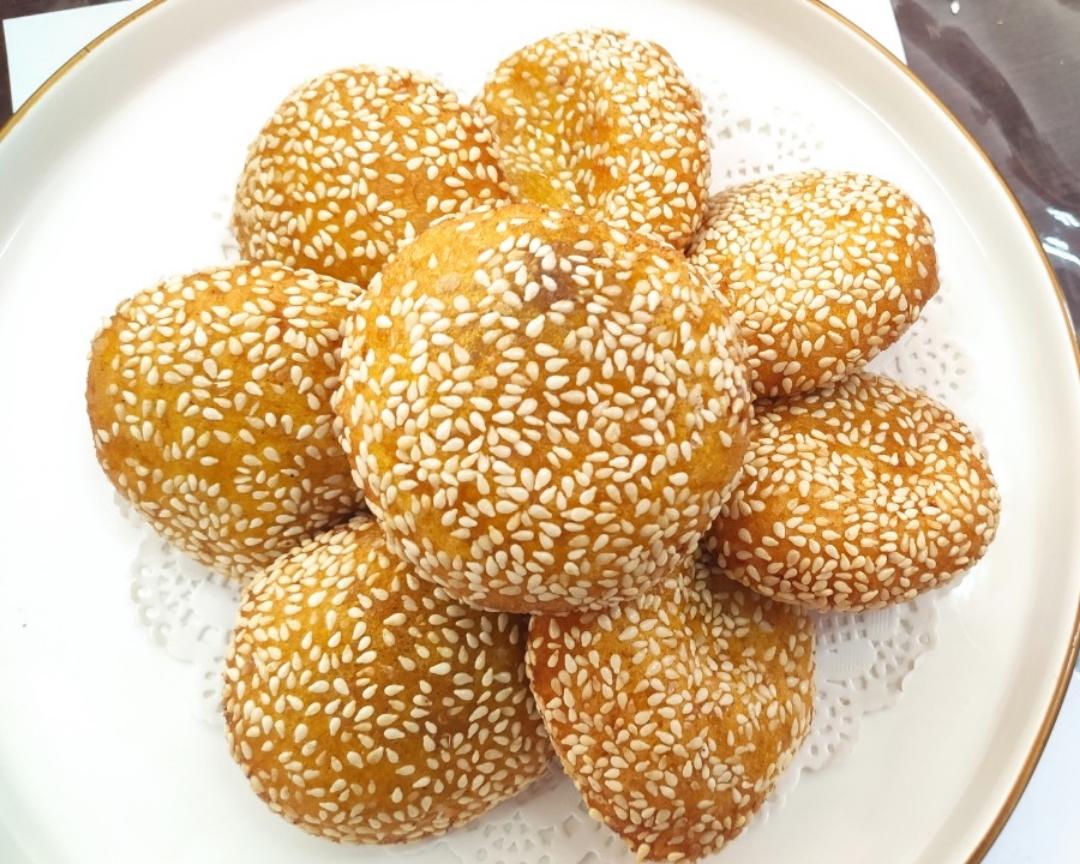 软糯香甜《芝麻南瓜饼》的做法