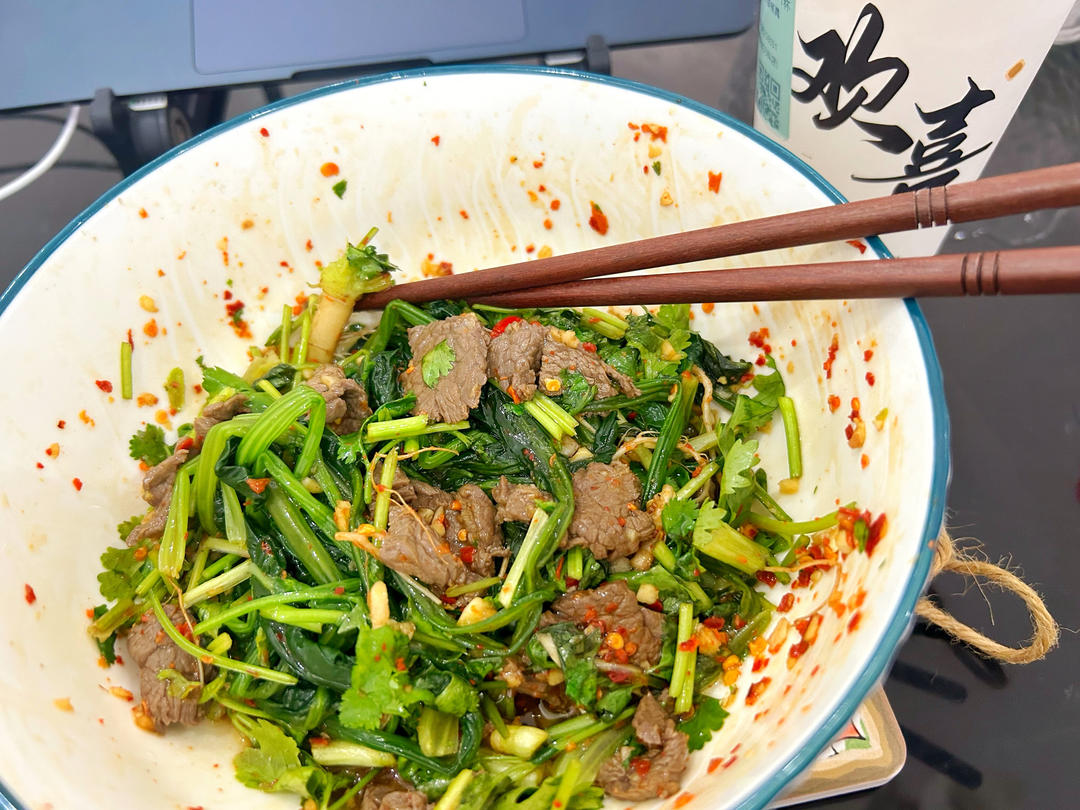 丈母娘吃了都夸的凉拌香菜牛肉