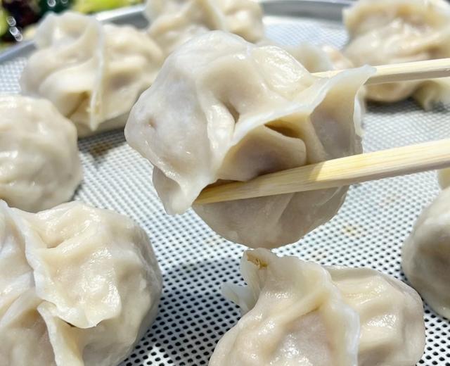 鱿鱼虾仁猪肉•三鲜大蒸饺「蒸饺馅」的做法