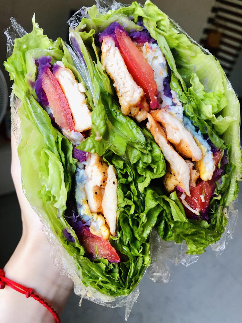 关晓彤三明治减脂！（内附保鲜膜包法！）