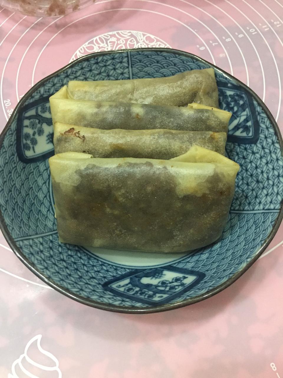 家庭版KFC红豆派――红豆味春卷