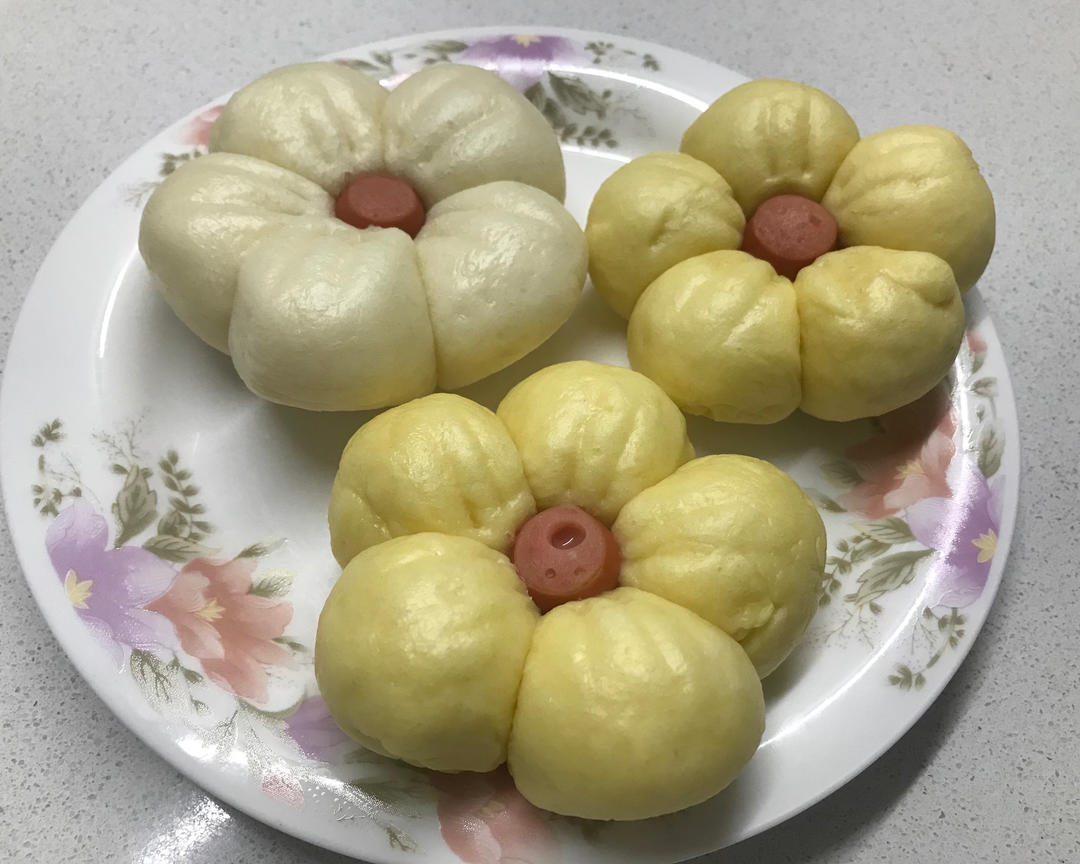 怒放的五彩樱花馒头（下）*花儿馒头107