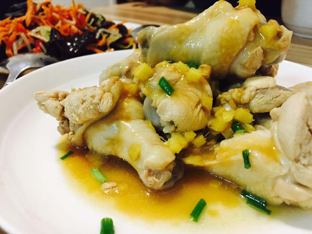 葱油鸡腿