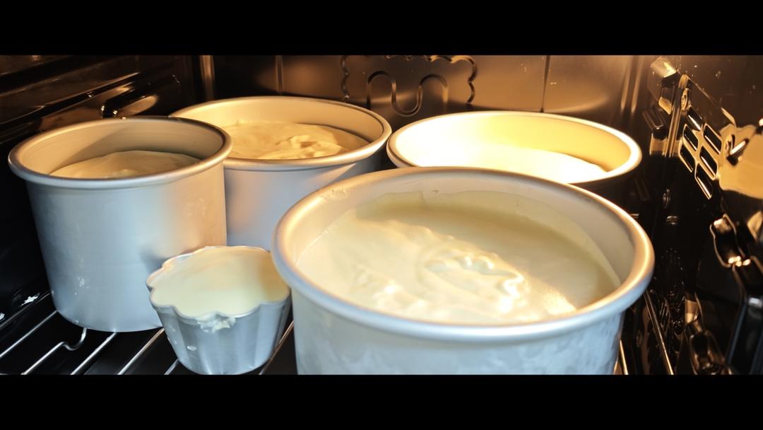 超柔软6寸戚风蛋糕(附8寸配方)零失败 超详细‼️含操作视频