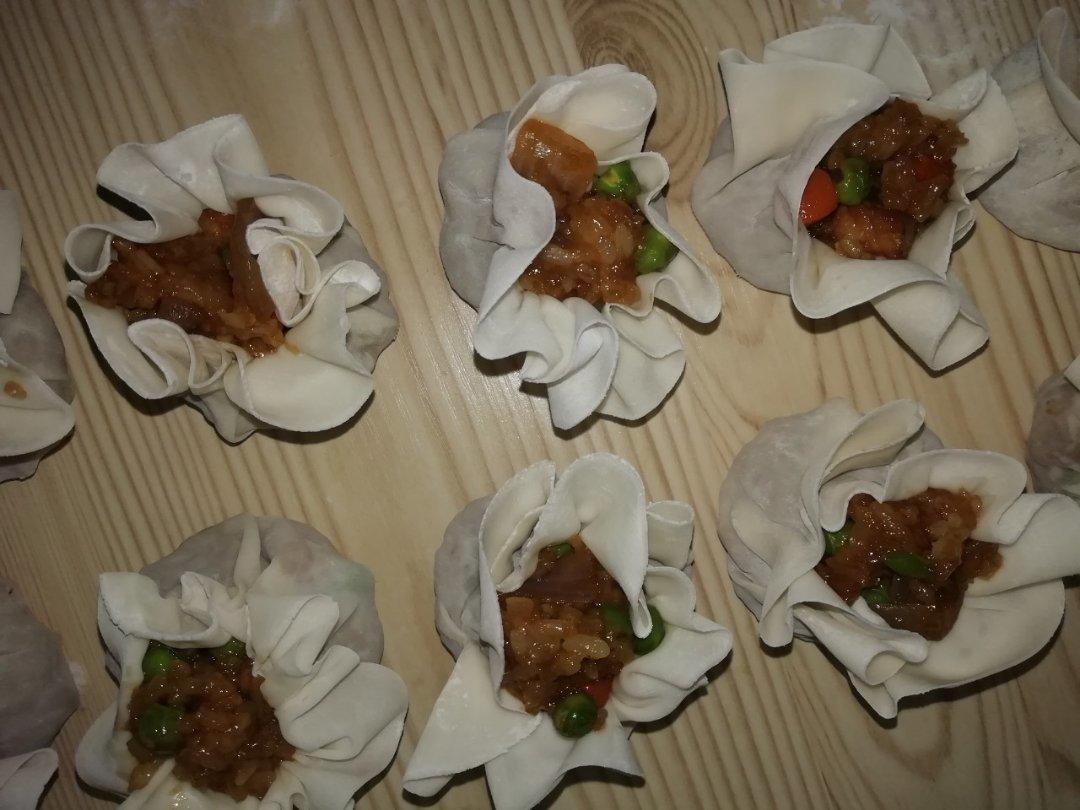 迷你烧麦（饺子皮版）