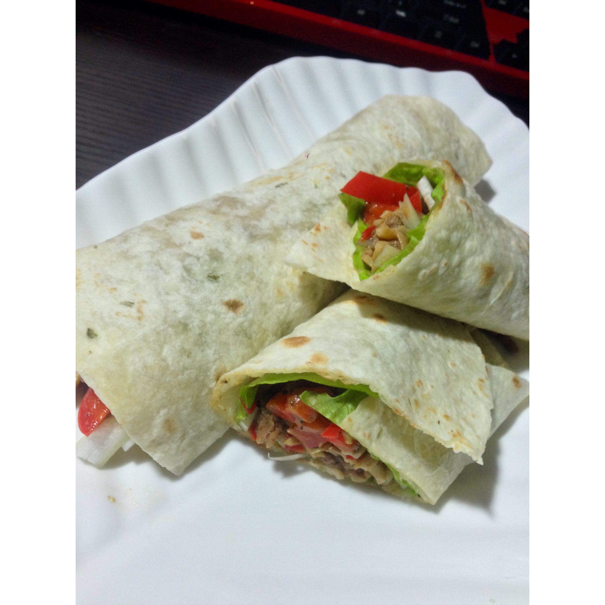 杏鲍菇牛肉taco