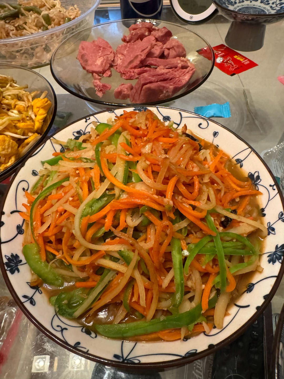 炒胡萝卜土豆丝