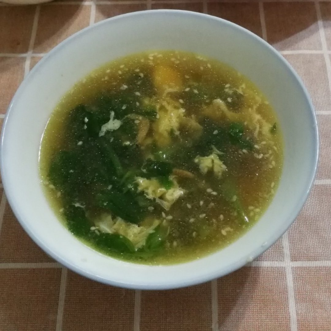 超鲜 超简单的菠菜汤