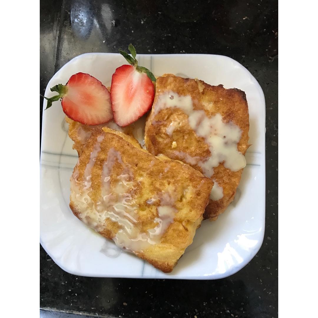 十分钟快手早餐【港式火腿西多士】