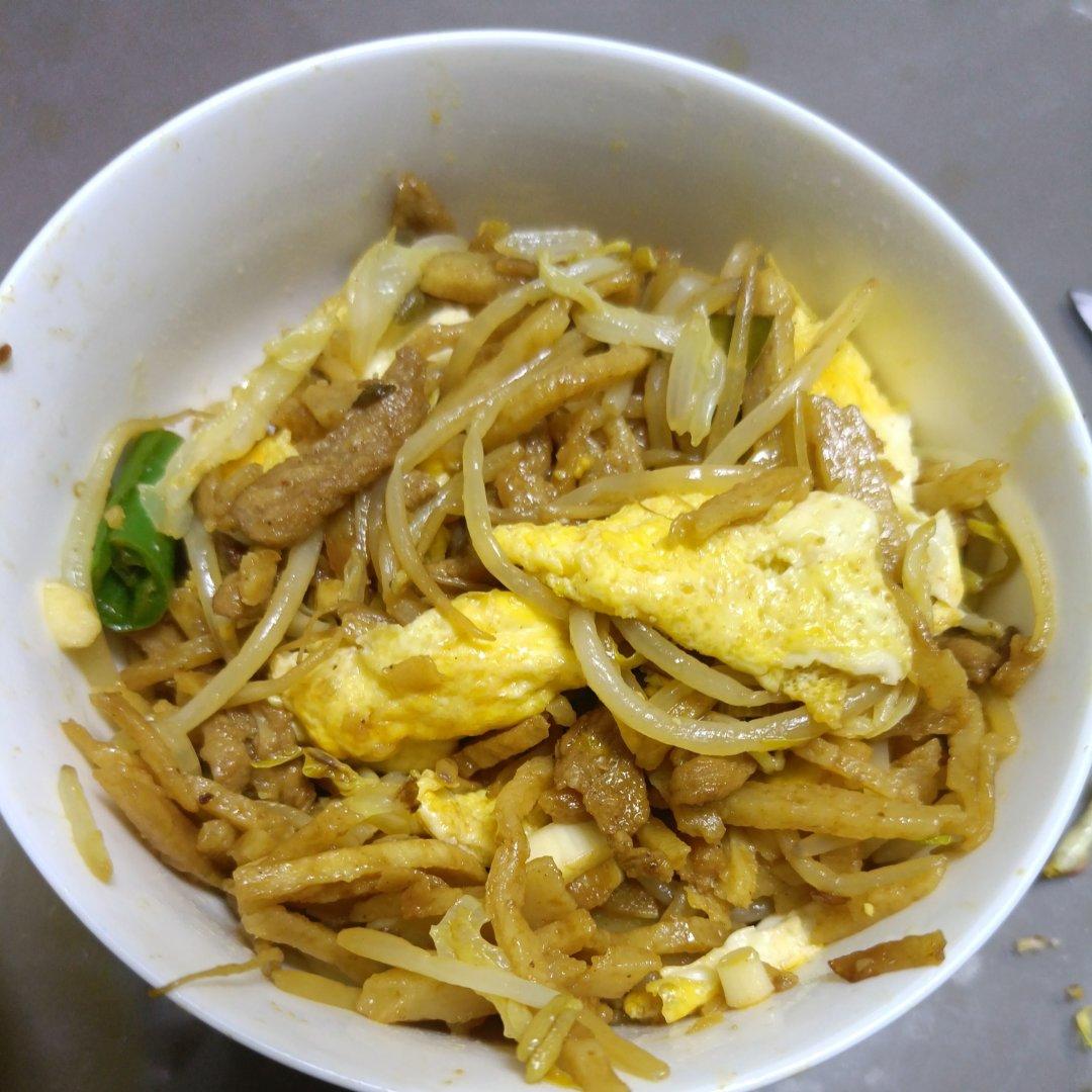 肉丝炒饼