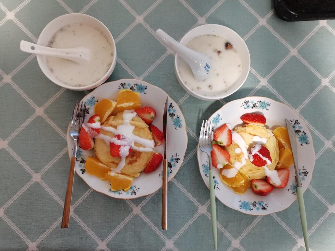 快手松饼（早餐吃它准没错~）