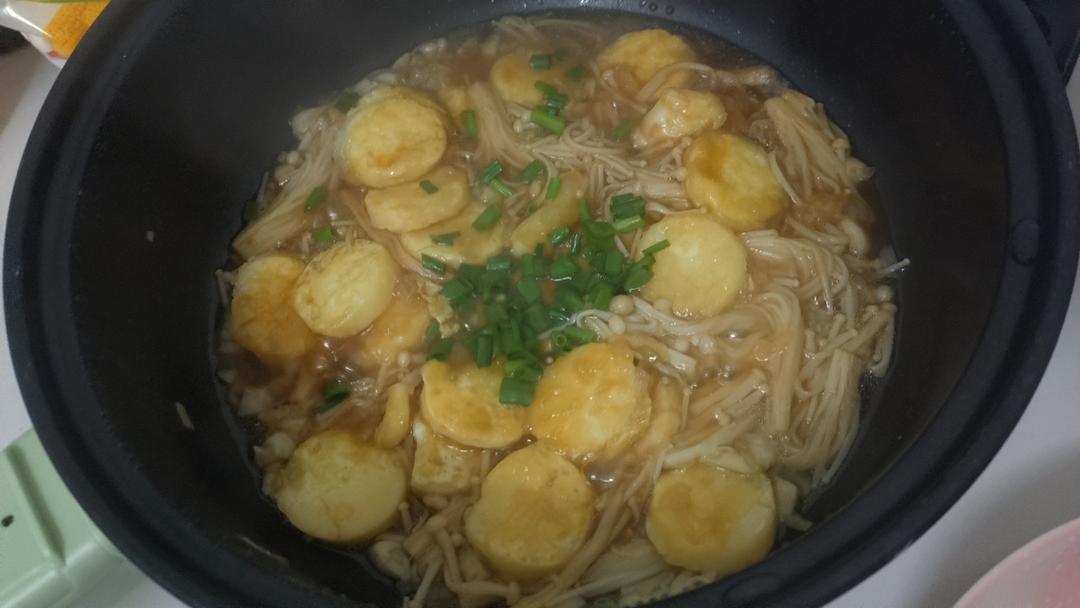 爆好吃的金针菇日本豆腐🔥超简单的家常菜谱～