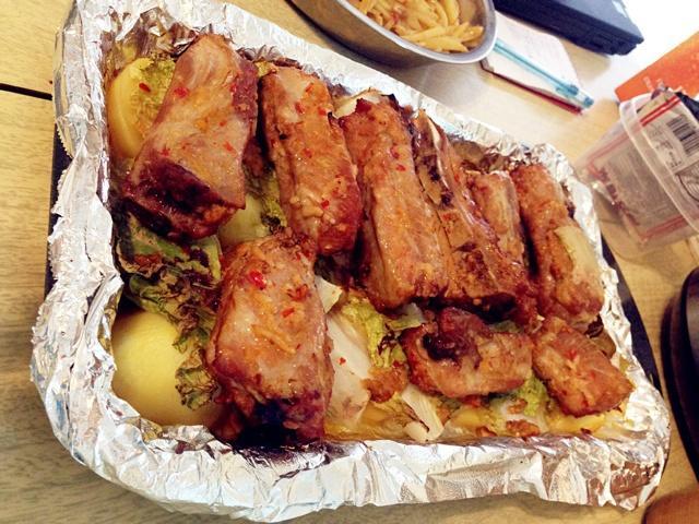 【炙舞团食谱】超级无敌蒜香骨的做法