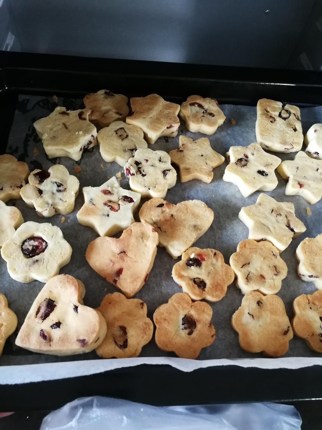 低糖少油版蔓越莓饼干