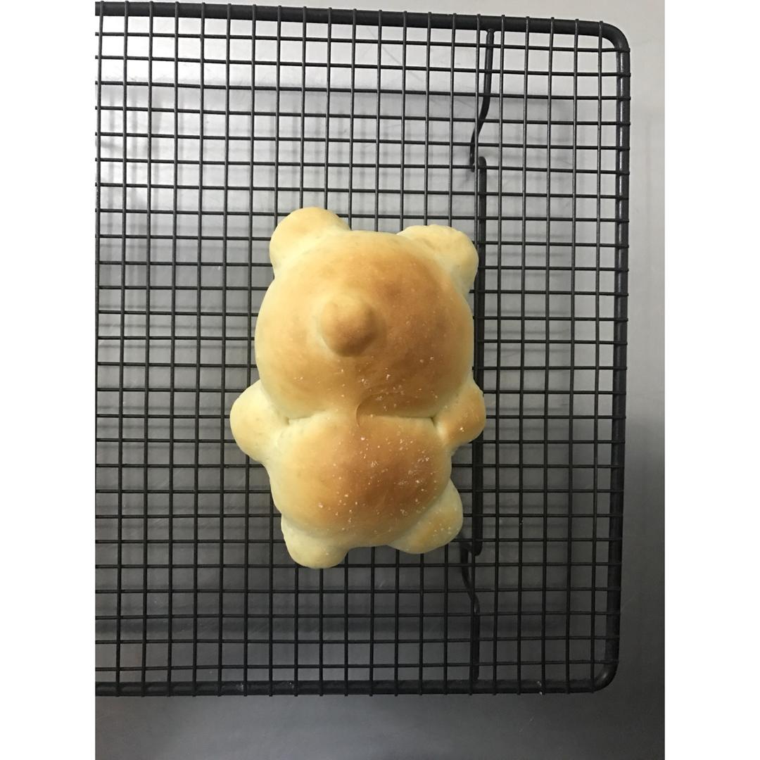 可爱小熊面包