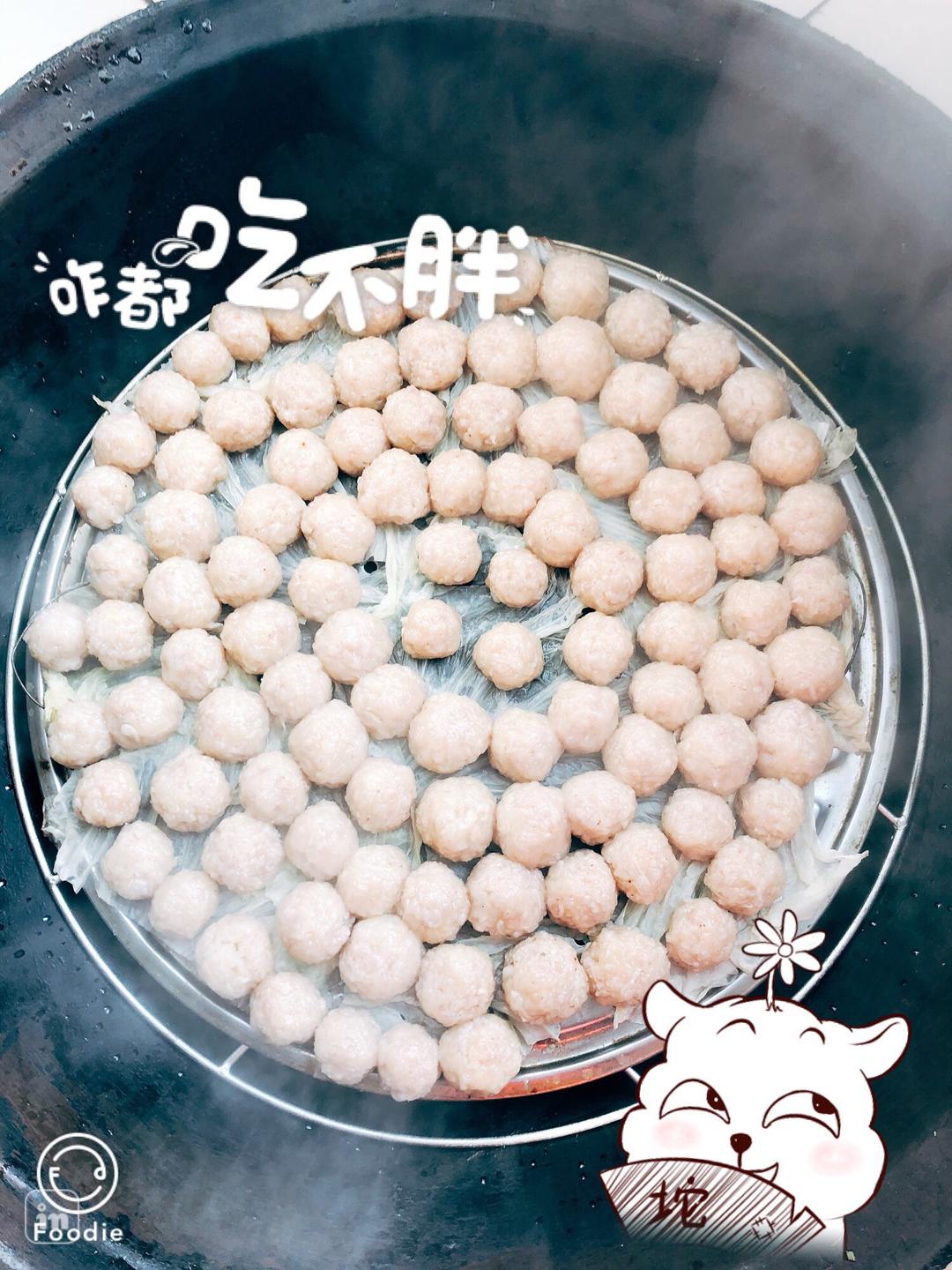 蒸白丸子