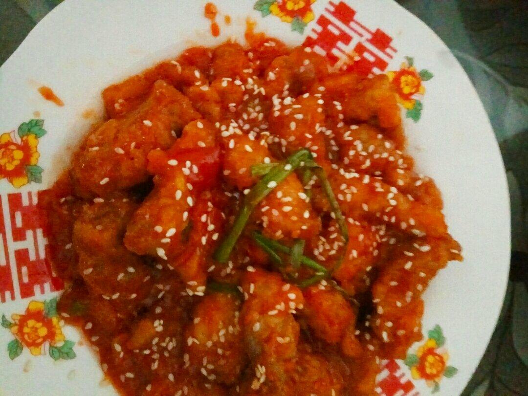 茄汁里脊（茄汁排条）