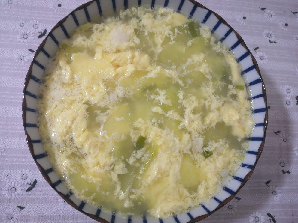 超鲜嫩好喝五分钟搞定黄瓜鸡蛋汤
