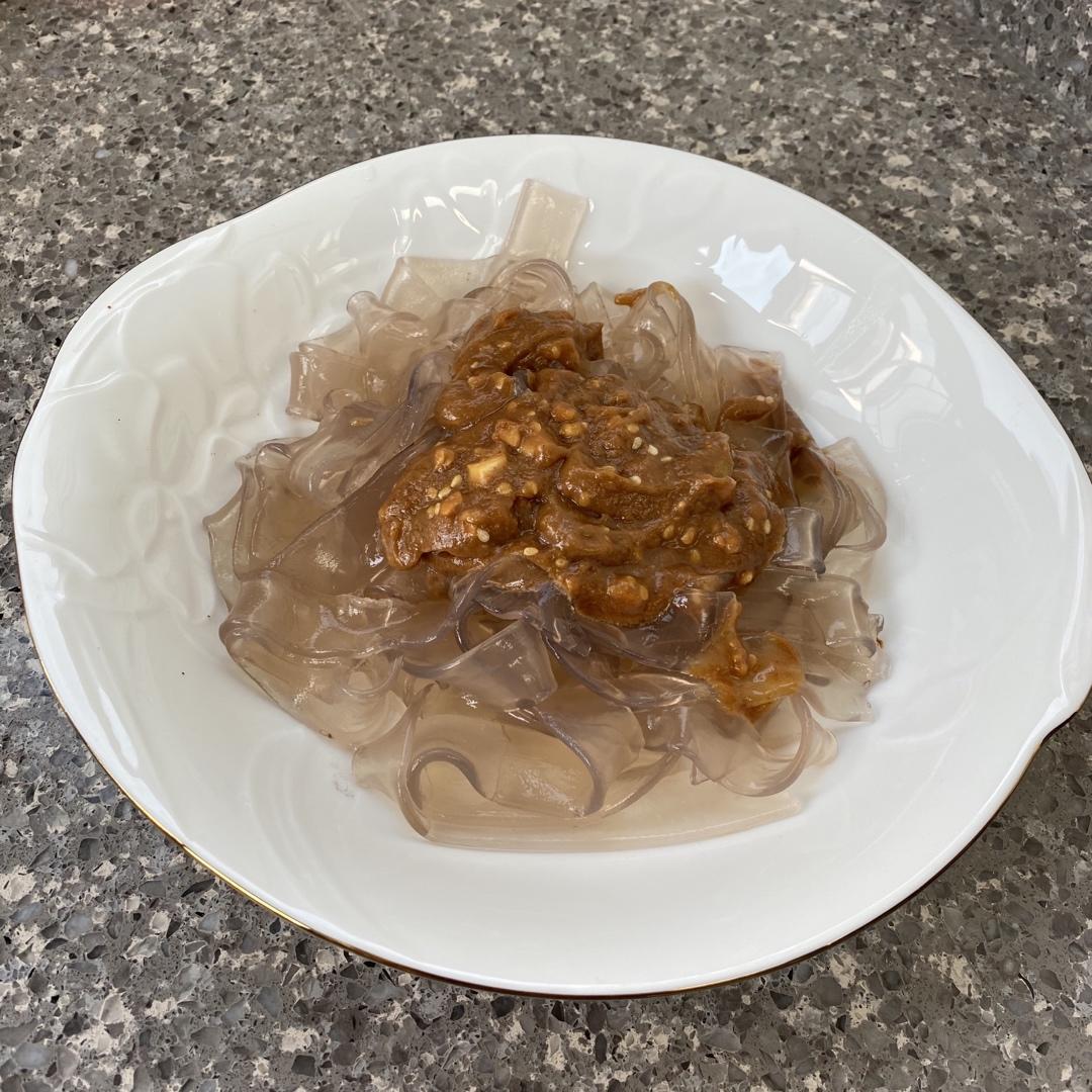 麻汁宽粉