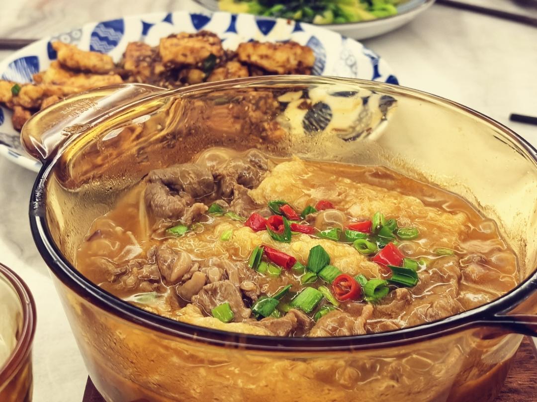 沙茶牛肉煲(潮汕味道)