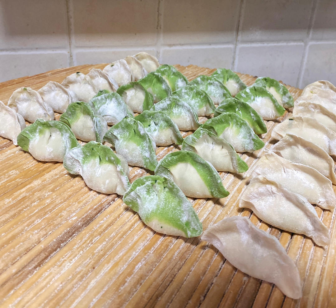 翡翠白菜饺