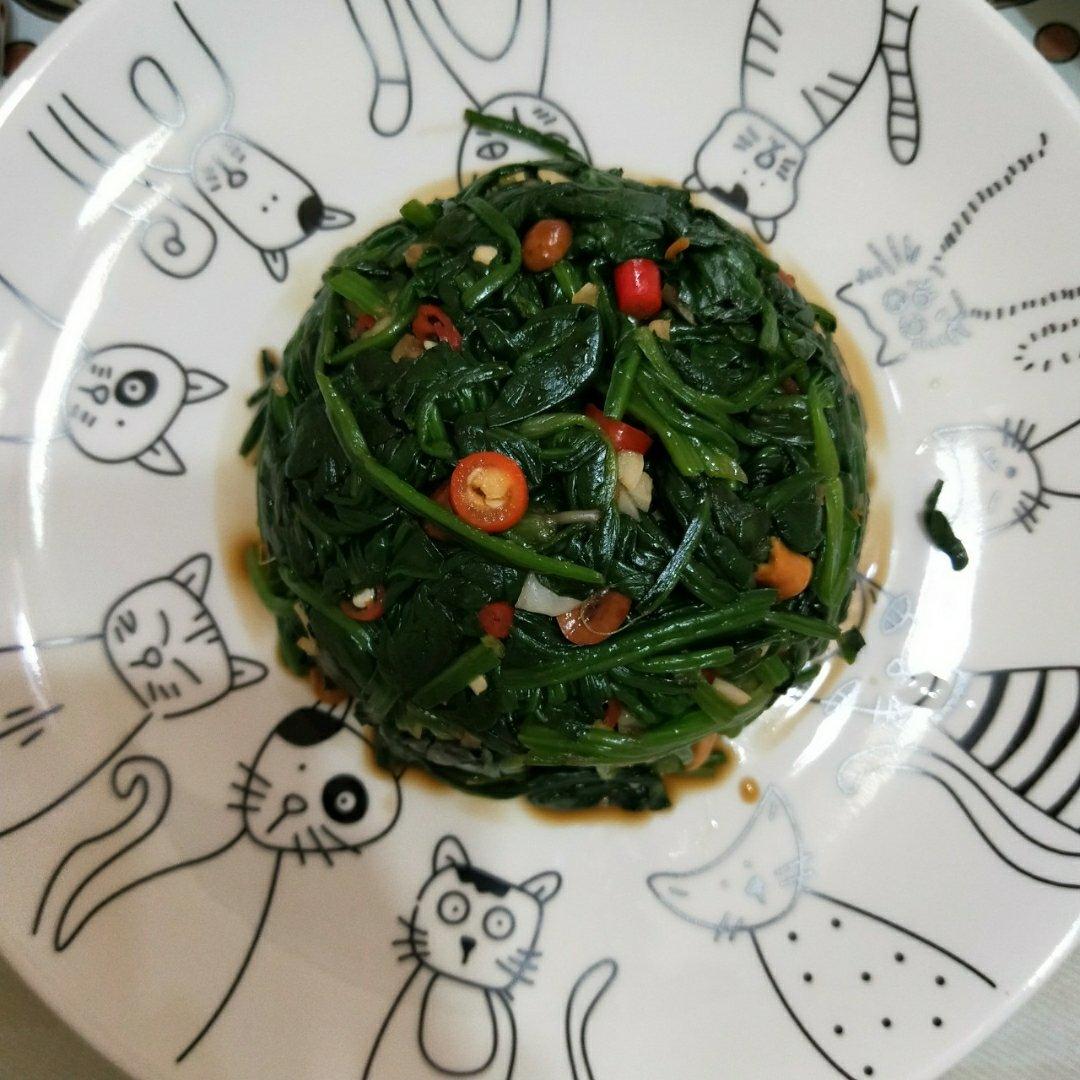 凉拌波菜