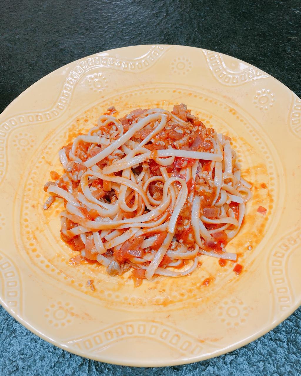 番茄肉酱意大利面