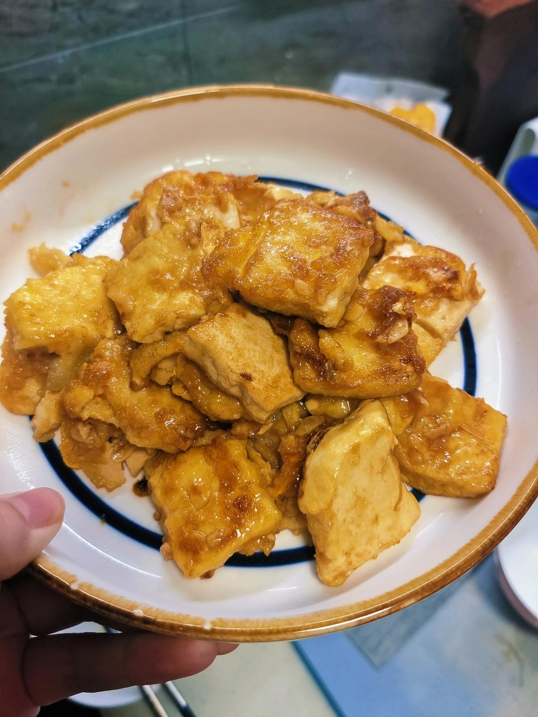 无敌好吃的香煎豆腐