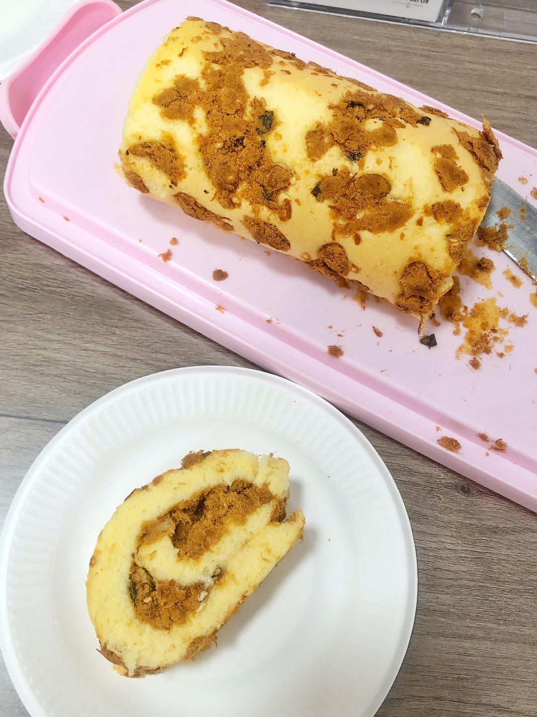 美味肉松卷-简单不开裂，零失误的蛋糕卷