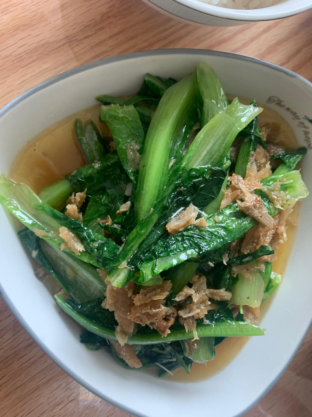 豆豉鲮鱼油麦菜